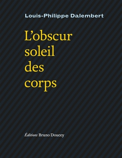 Front cover_L' obscur soleil des corps