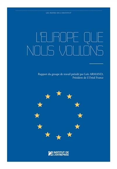 Front cover_L'Europe que nous voulons