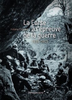 Front cover_La Corse à l'épreuve de la guerre