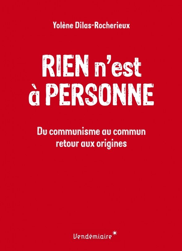 Front cover_Rien n'est à personne