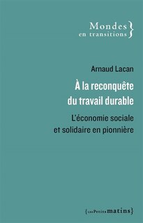 Front cover_A la reconquête du travail durable