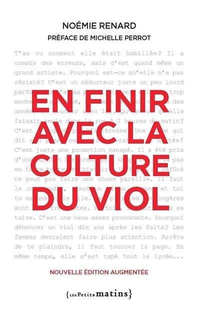 Front cover_En finir avec la culture du viol