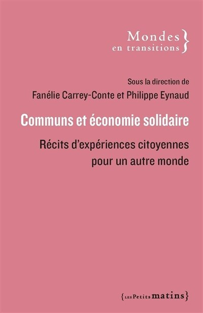 Front cover_Communs et économie solidaire