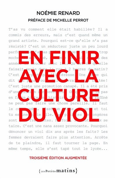 Front cover_En finir avec la culture du viol