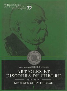 Couverture_Articles et discours de guerre, 1914-1918
