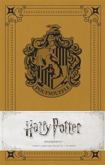 Couverture_Harry Potter : Pouffsouffle : carnet ligné avec pochette