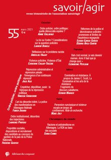 Revue Savoir/Agir n° 55