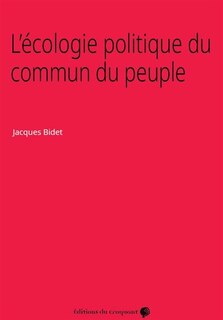 Front cover_L' écologie politique du commun du peuple