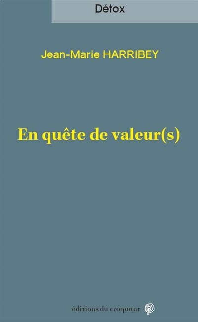 Front cover_En quête de valeur(s)