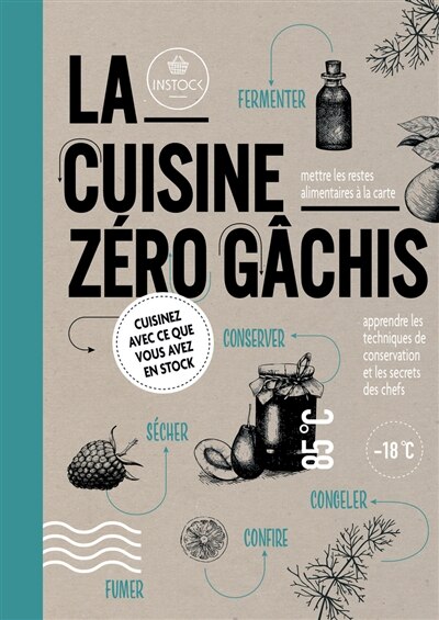 La cuisine zéro gâchis: cuisinez avec ce que vous avez en stock