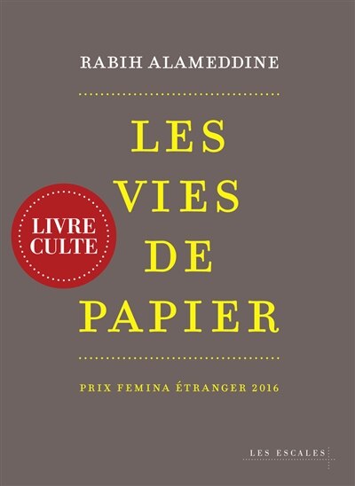 Front cover_Les vies de papier