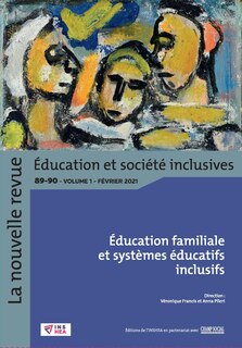 Front cover_La nouvelle revue Education et société inclusives, n°89-90 (1). Education familiale et systèmes éducatifs inclusifs