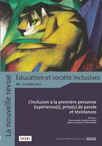 Front cover_La nouvelle revue Education et société inclusives, n°97. L'inclusion à la première personne