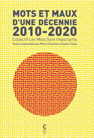 Front cover_Mots et maux d'une décennie