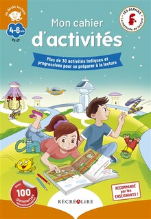 Couverture_Mon cahier d'activités, GS-CP, 4-6 ans