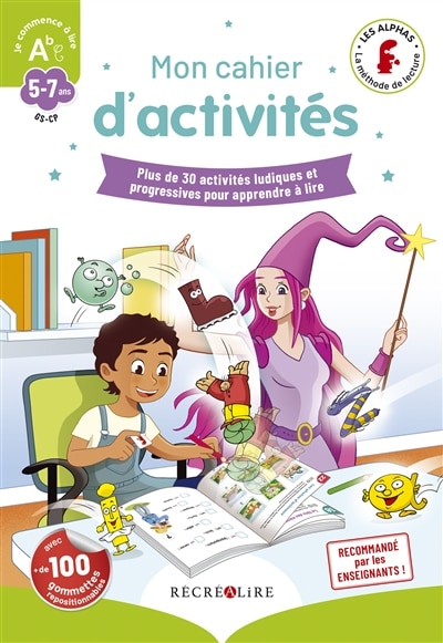 Couverture_Mon cahier d'activités, GS-CP, 5-7 ans