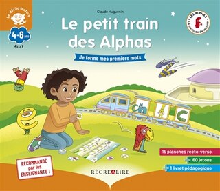Couverture_Le petit train des Alphas : je forme mes premiers mots