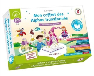 Couverture_Mon coffret des Alphas transformés : GS-CP, 5-7 ans : je m'entraîne à lire avec plaisir