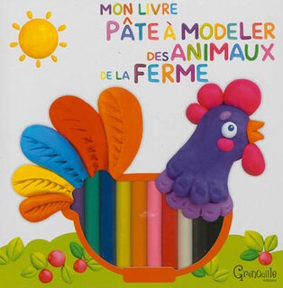 Front cover_Mon livre pâte à modeler des animaux de la ferme