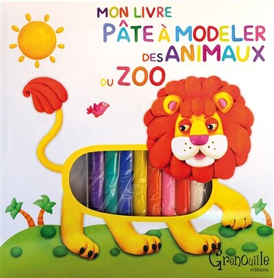 Couverture_Mon livre pâte à modeler des animaux du zoo