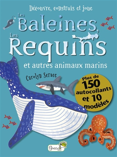 Front cover_Les baleines, les requins et autres animaux marins