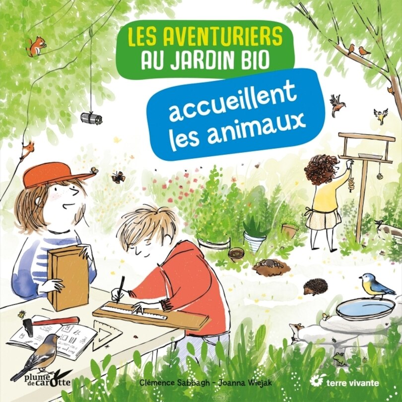 Couverture_Les aventuriers au jardin bio accueillent les animaux