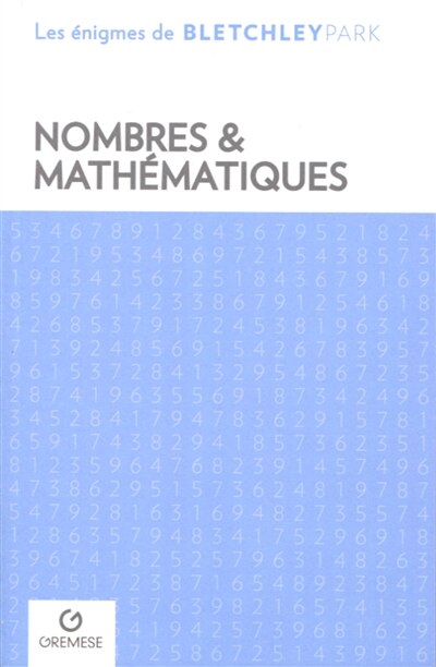 Front cover_Nombres & mathématiques