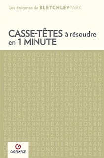 Couverture_Casse-tête à résoudre en 1 minute
