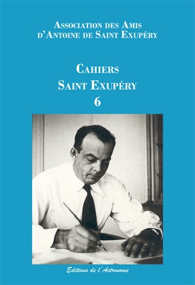 Front cover_Cahiers Saint Exupéry 6