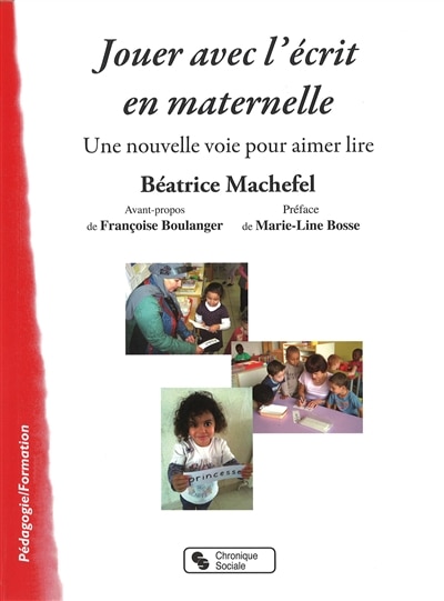 Couverture_Jouer avec l'écrit en maternelle