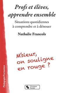 Front cover_Profs et élèves, apprendre ensemble