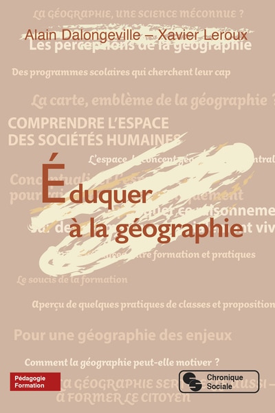 Front cover_Eduquer à la géographie