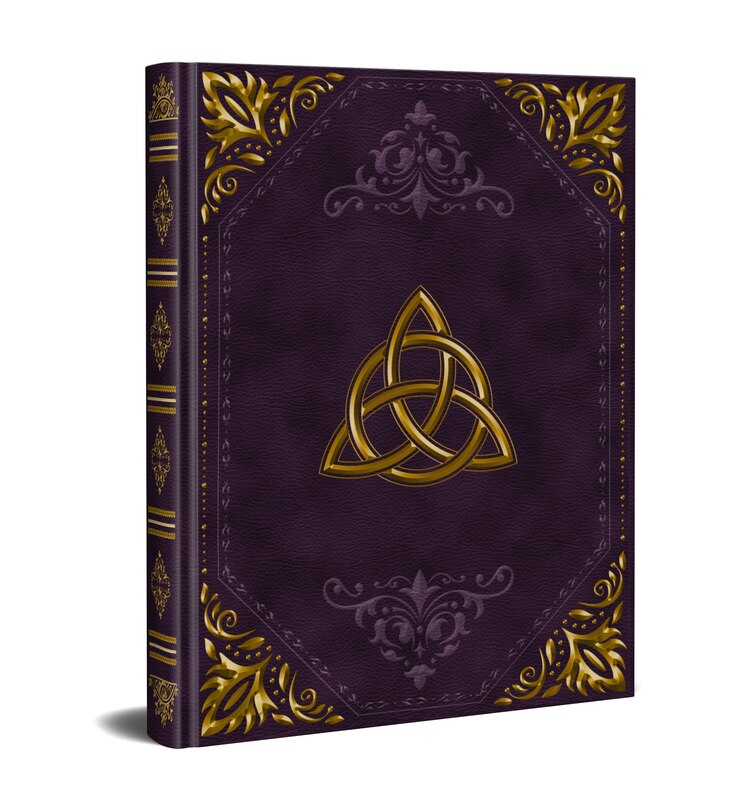Triquetra Grimoire: A Blank Spell Book