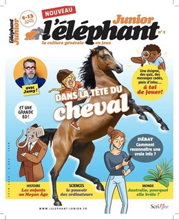 Couverture_L'Eléphant junior, n°1. Dans la tête du cheval