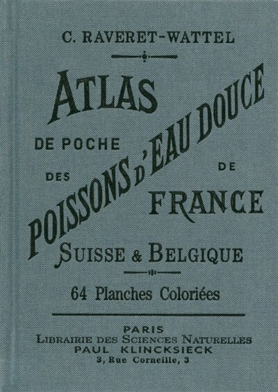 Front cover_Atlas de poche des poissons d'eau douce de France, Suisse & Belgique
