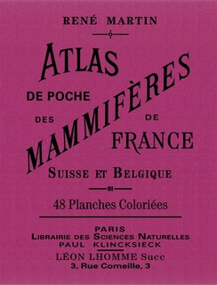 Front cover_Atlas de poche des mammifères de France, Suisse et Belgique