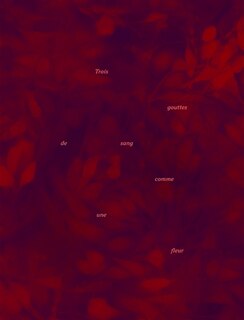 Front cover_Trois gouttes de sang comme une fleur