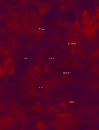 Front cover_Trois gouttes de sang comme une fleur