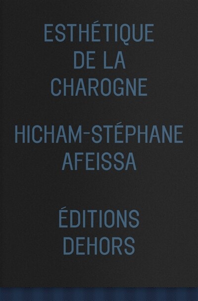 Front cover_Esthétique de la charogne