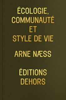 Front cover_Ecologie, communauté et style de vie