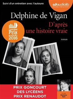 Front cover_D'après une histoire vraie