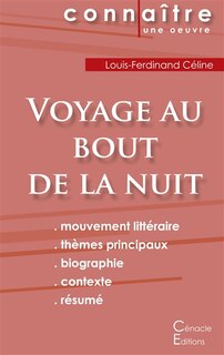 Front cover_Fiche de lecture Voyage au bout de la nuit de Louis-Ferdinand Céline (Analyse littéraire de référence et résumé complet)