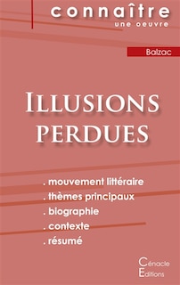 Couverture_Fiche de lecture Illusions perdues de Balzac (Analyse littéraire de référence et résumé complet)