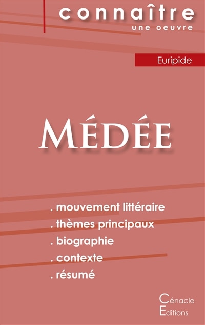 Front cover_Fiche de lecture Médée de Euripide (Analyse littéraire de référence et résumé complet)