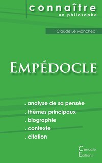 Front cover_Comprendre Empédocle (analyse complète de sa pensée)