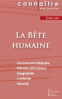 Front cover_Fiche de lecture La Bête humaine de Émile Zola (Analyse littéraire de référence et résumé complet)