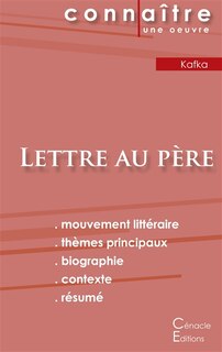 Front cover_Fiche de lecture Lettre au père de Kafka (Analyse littéraire de référence et résumé complet)
