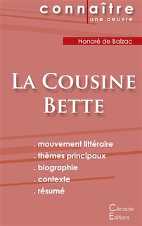 Front cover_Fiche de lecture La Cousine Bette de Balzac (Analyse littéraire de référence et résumé complet)