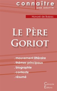 Front cover_Fiche de lecture Le Père Goriot de Balzac (Analyse littéraire de référence et résumé complet)