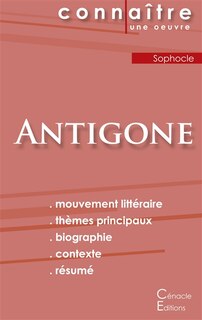 Couverture_Fiche de lecture Antigone de Sophocle (Analyse littéraire de référence et résumé complet)